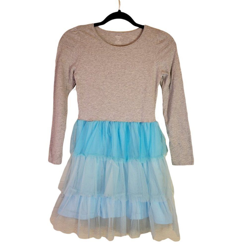 Carter's Kids Ombre Tulle Tiered Dress (Size 14)